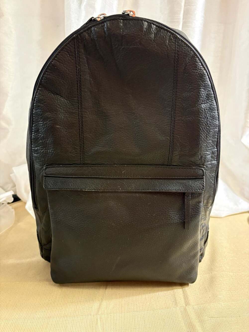Cole Haan Black Leather Backpack
